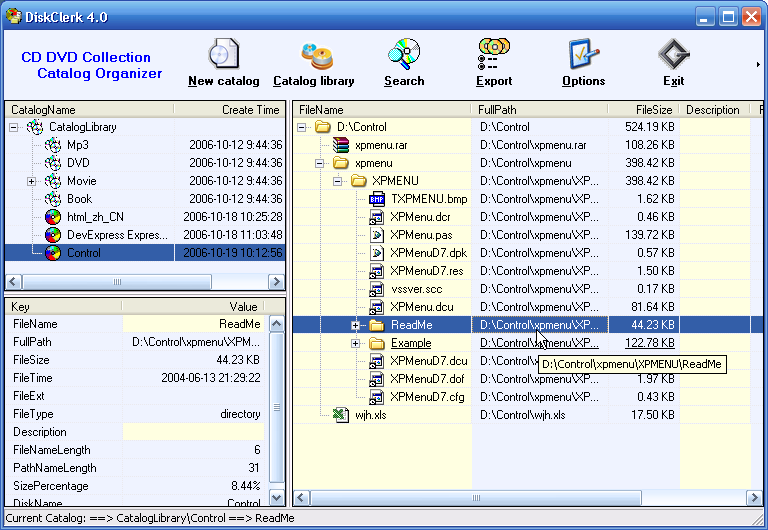 DiskClerk Screenshot